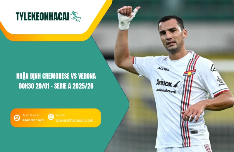 Đội hình dự kiến trước trận Cremonese vs Verona Đội hình dự kiến trước trận Cremonese vs Verona