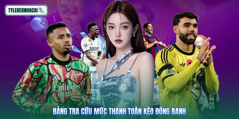 Bảng tra cứu mức thanh toán kèo đồng banh