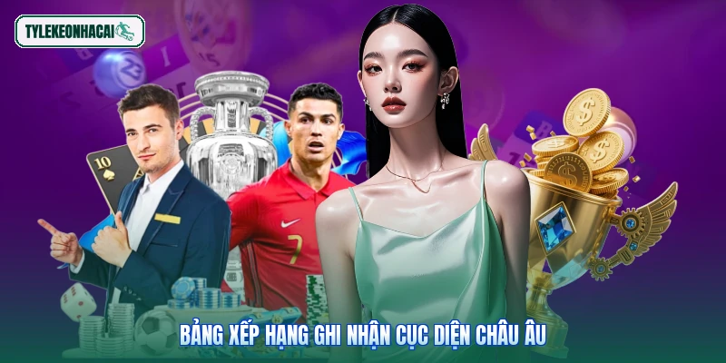 Bảng xếp hạng ghi nhận cục diện châu Âu