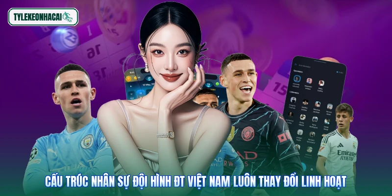Cấu trúc nhân sự đội hình ĐT Việt Nam luôn thay đổi linh hoạt