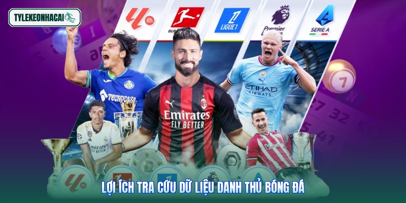 Lợi ích tra cứu dữ liệu danh thủ bóng đá