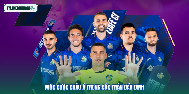 Mức cược châu Á trong các trận đấu đinh