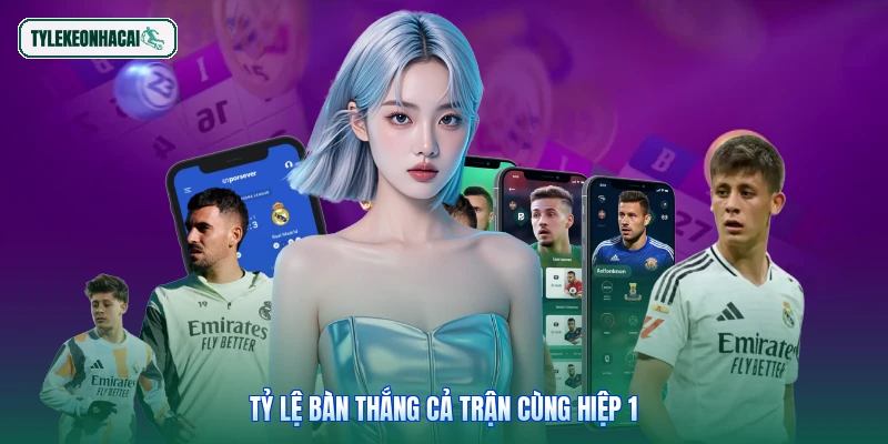 Tỷ lệ bàn thắng cả trận cùng hiệp 1
